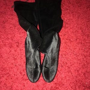 Size 6 Clear Heel thigh highs